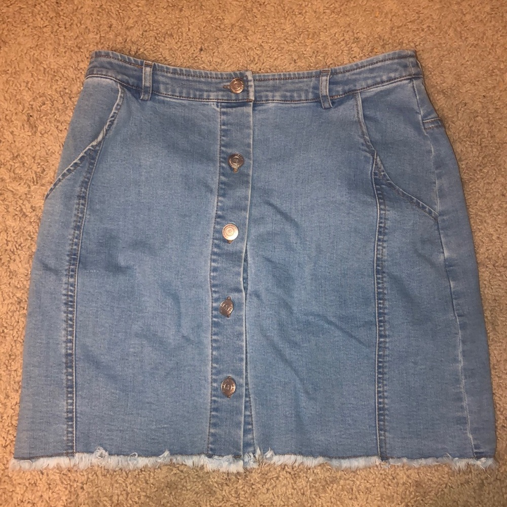 Denim Mini Skirt